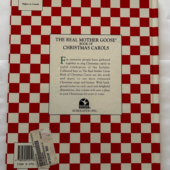 The Real Mother Goose Book of Christmas Carols by Laurence Schorsch (1994) - Picture 8 of 9